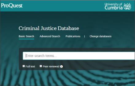 CriminalJusticeDatabase, 