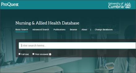 NursingandAlliedHealthDatabase, 