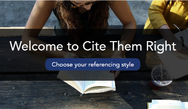 Cite them right online, Cite them right online