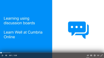 Learning from discussion boards, 