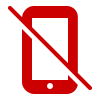 No_mobile_Red, Red mobile phone with strikethrough