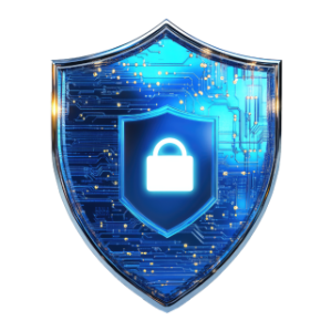 Acceptable Use Padlock, IT Shield with Padlock
